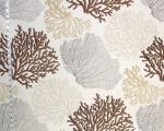 Brown tan coral ocean fabric
