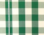 4" green buffalo check Remnant- 2 yds