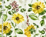 Sunflower fabric summer floral