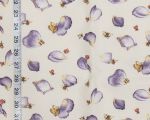 Purple rose petal insect tablecloth table cloth 52" L x 52" W