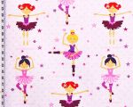 Ballerina-fabric ballet dancing pink purple
