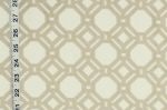 Beige lattice fabric reversible geometric upholstery tan