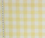 Buffalo check fabric pastel white RT-Lym- DL79 Pale Yellow
