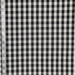 Checked fabric gingham RT-Chest- DC41 Black White