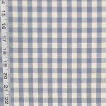 French blue checked fabric gingham RT-Chest- Sky