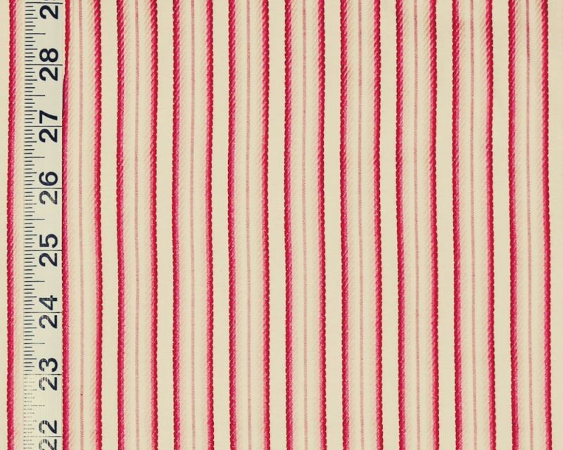 French angel toile fabric violet pink stripe from Brick House