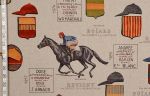Horse racing fabric French jockey