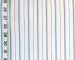 Light blue ticking stripe fabric pastel