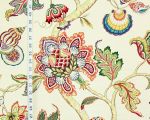 Seashell Indienne fabric floral Tree of Life