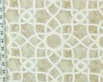 Brown lattice scroll fabric trellis tile watercolor