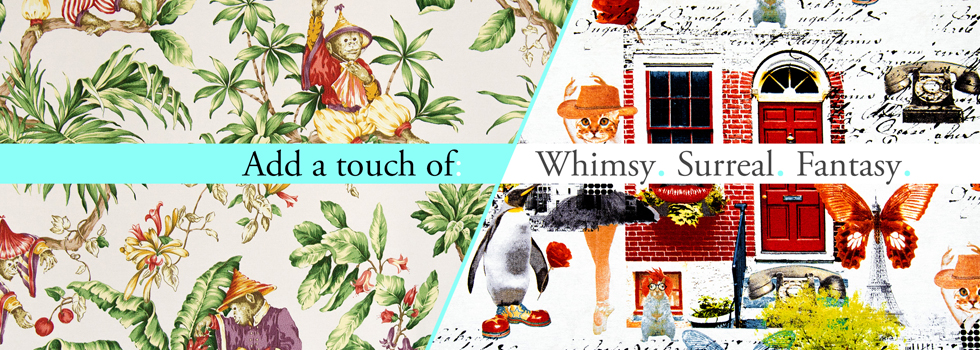 Whimsical Fabric - Monkey Fun Home Dec Decorating
