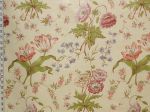 Greeff chintz fabric tulip poppy purple