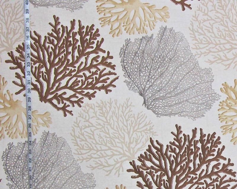 Brooksdale Coral Brown Texture Fabric