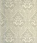 Ikat fabric grey green ethnic upholstery material
