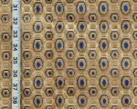 Clarence House Popette fabric blue geometric velvet upholstery